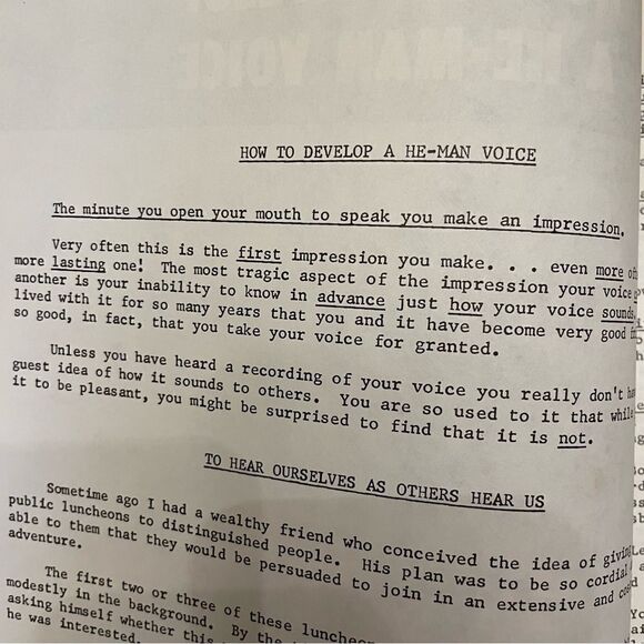 Vintage Joe Weider How to Develop a He-Man Voice Booklet Bodybuilding - Picture 3 of 4